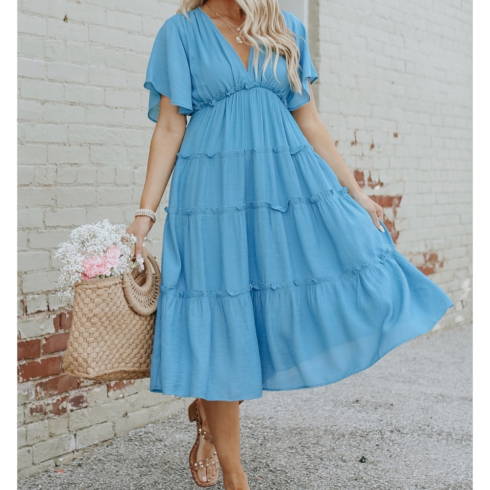 Blue dress